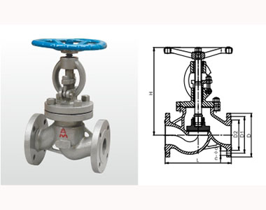 9391 J41H-16C 鑄鋼法蘭截止閥
